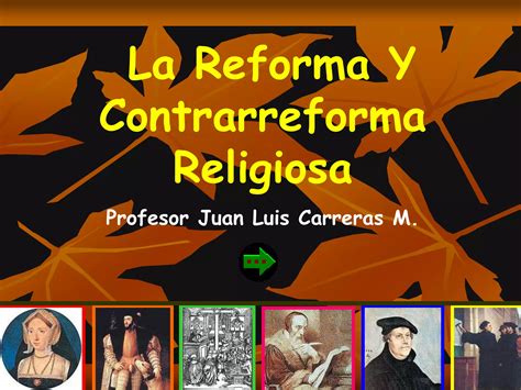 Reforma Y Contrarreforma Religiosa Ppt