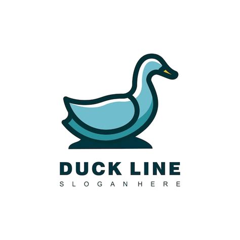 Premium Vector Duck Leaf Logo Design