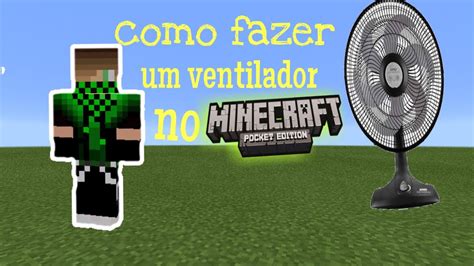 Como Fazer Um Ventilador No Minecraft P Vers O Youtube