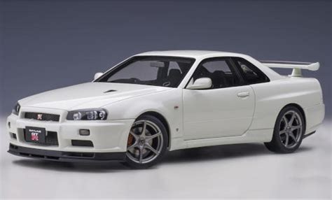 Miniature Nissan Skyline Autoart Gt R R V Spec Ii Metallic