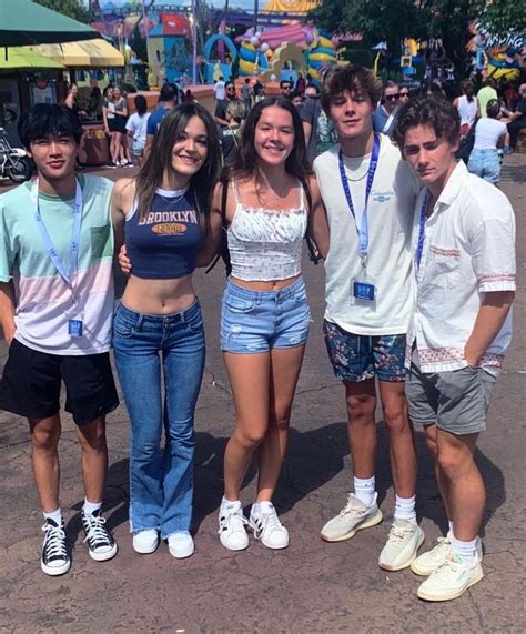 Tristan Brady And Jacob With Fans At Universal Orlando