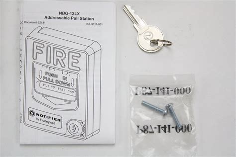 Buy Honeywell Notifier Nbg Lx Fire Alarm Addressable Dual Action Pull