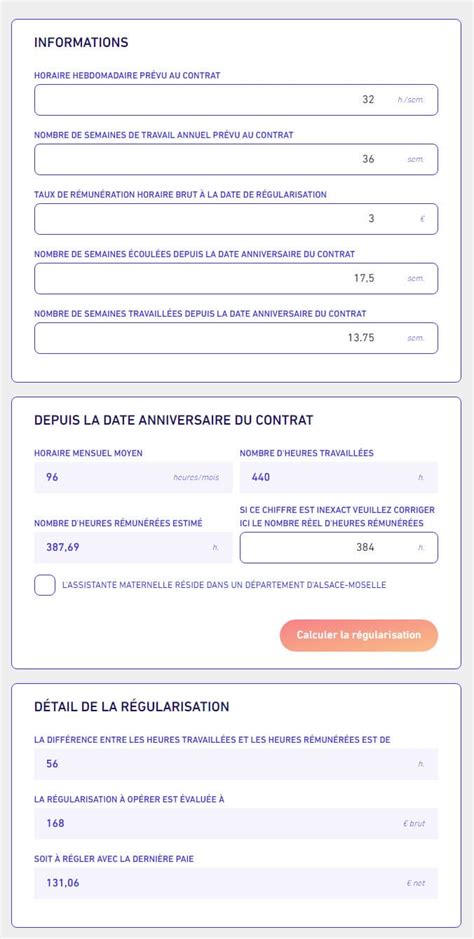 calcul cp assmat Top Assmat nouveauté Pour aider employeurs et