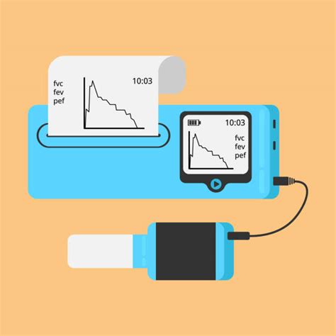 150 Spirometry Bildbanksillustrationer Royaltyfri Vektorgrafik Och