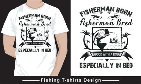 Fishing Typography Vector T Shirt Design Pro Vector 16241605 Vector Art