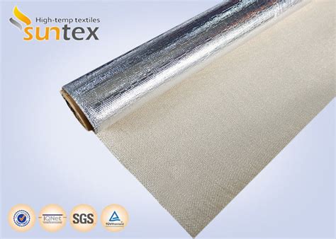 High Temperature Aluminum Foil Fiberglass Cloth Thermal Insulation