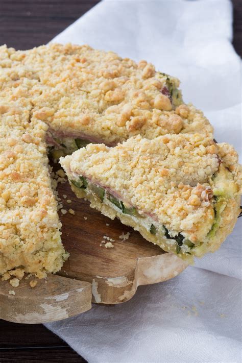 Sbriciolata Salata Di Zucchine Ricetta Ricette Ricette Dolci