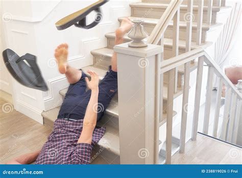 Falling Down The Stairs Stock Photo Image Of People 238819026