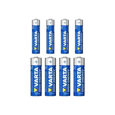 Varta High Energy Batterie 8 X AA AAA Alcaline Cdiscount Informatique