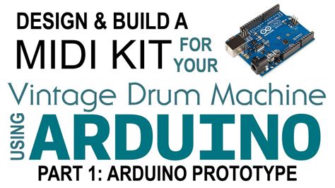 Design A Drum Machine Midi Kit Using Arduino Part Youtube