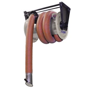 Exhaust Hose Reel Systems for Fumes and Gases