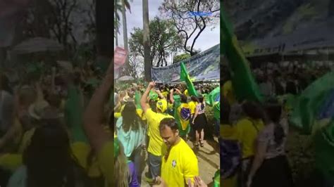 Manifestantes gritam em Belo Horizonte Lula ladrão seu lugar é na