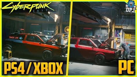 Cyberpunk 2077 Pc Vs Console Graphics Comparison Xbox One X Ps4 Pro Vs Pc Youtube