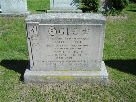 Belle Cook Paul Ogle 1881 1946 Find A Grave Memorial