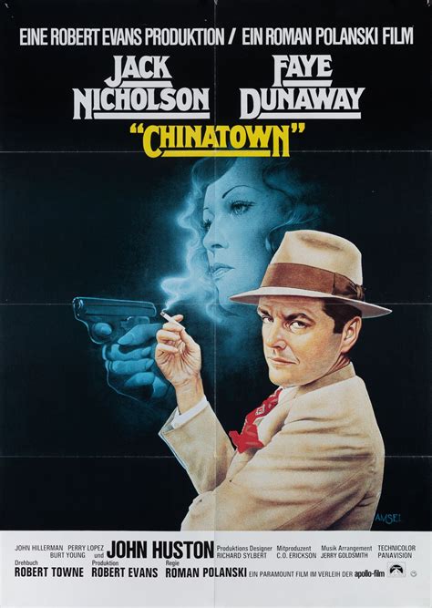 Chinatown Original R1980s German A1 Movie Poster Posteritati Movie