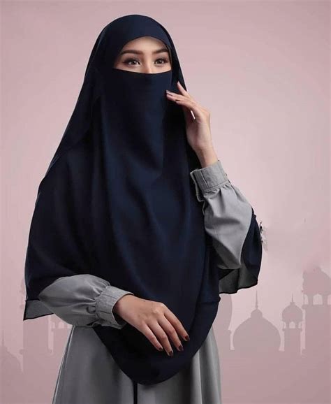 Khimar Instant Niqab Two Layer Hijab Prayer Muslim Etsy