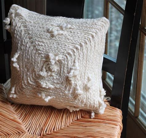 Braided Yarn Sewn Pillow Pillows Diy Pillows Nautical Pillows