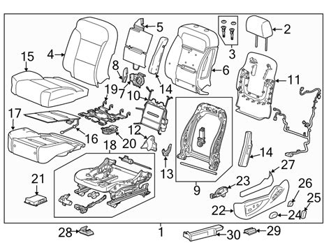 Chevrolet Suburban Headrest Guide Bucket Seat Wheater W 22909700 Hadwin White Wholesale