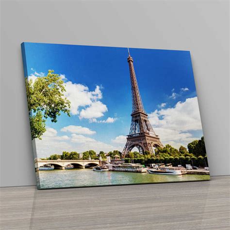 Quadro Canvas Decorativo Torre Eiffel Futura Decor