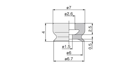 Short-Type Pad ZP2 Series (EU Flat Type) | SMC | MISUMI Thailand