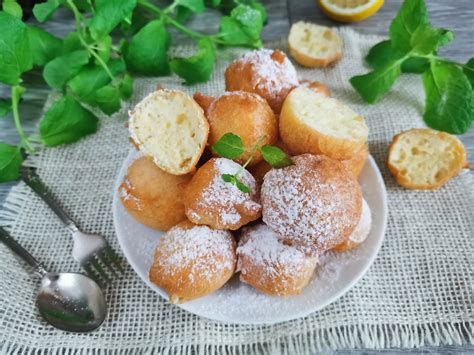 Mini pączki z serka homogenizowanego PrzyslijPrzepis pl