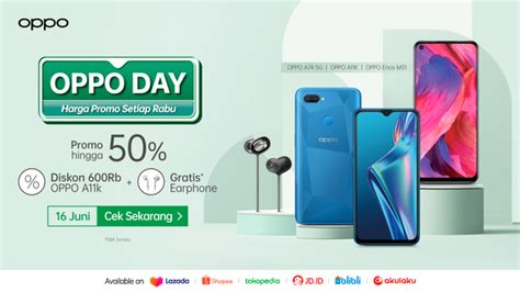 Diskon Hingga 50 Persen Oppo Gelar Promo HP Dan TWS Kumparan