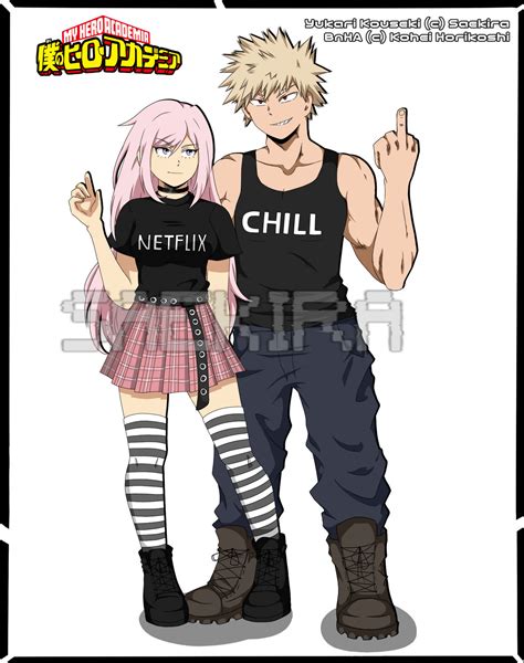 Bnha Katsuki X Yukari Netflix And Chill By Saekira On Deviantart