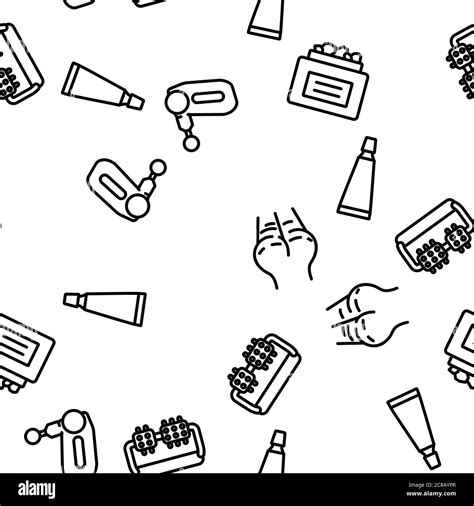 Cellulite Combat Tool Vector Seamless Pattern Stock Vector Image And Art