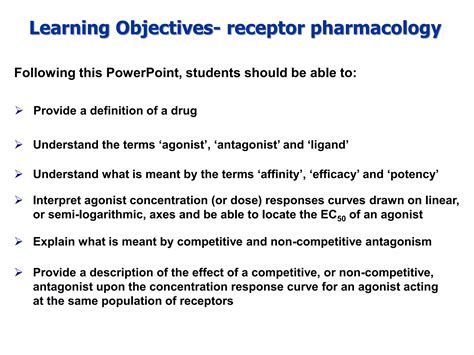 Introductory Receptor Pharmacology2014 15jap Ppt