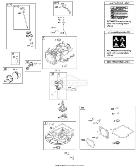 Briggs And Stratton 104M02 0074 F1 Parts Diagram For Camshaft