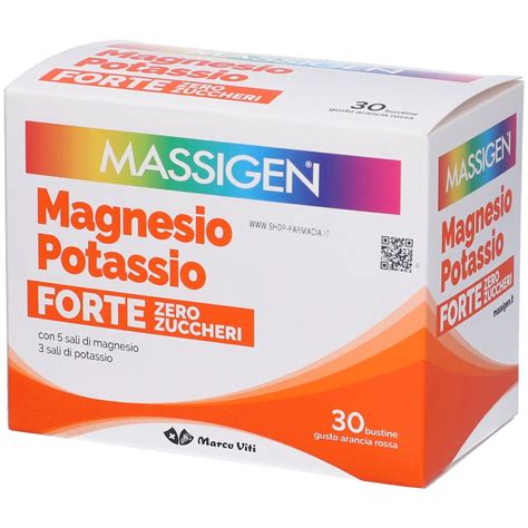 MASSIGEN Magnesio E Potassio Forte Zero Zuccheri 240 G Redcare