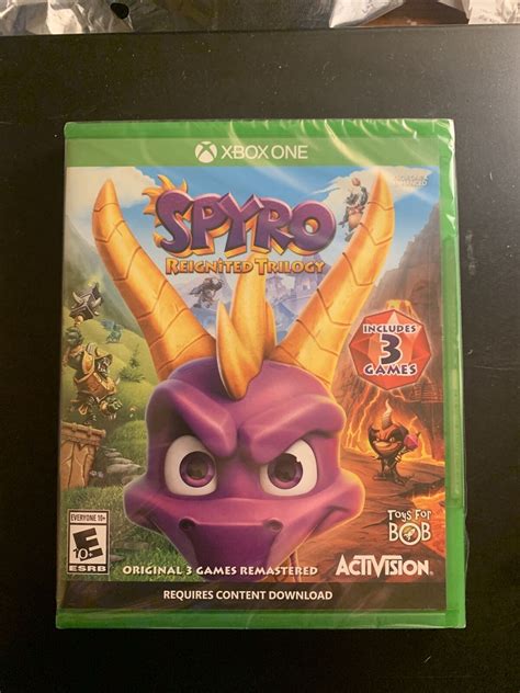 Spyro Reignited Trilogy Microsoft Xbox One Brand New Factory