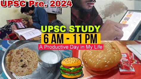 Am To Pm Upsc Study Routine Study For Ias Prelims Upsc