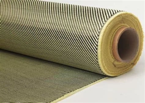 Hybrid Fabric 3k Carbon Fiber Fabric Mixed Colored Kevlar Aramid Carbon Hybrid Fabric And 3k