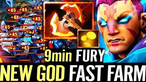 Almost 9min FURY 100 NEW GOD CARRY Anti Mage GOSU Skill Fastest