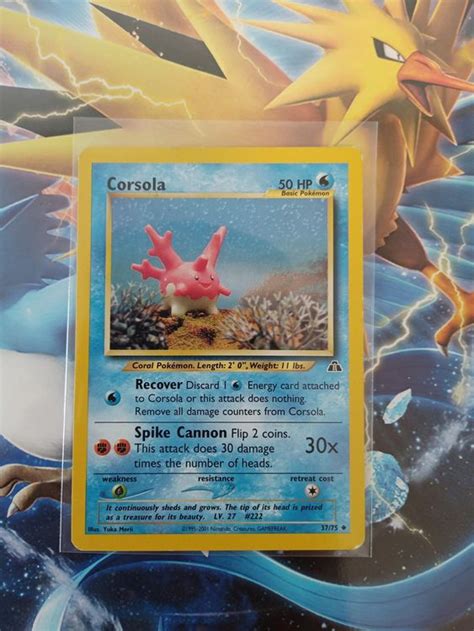 Corsola Neo Vintage Pokémon TCG Karte Kaufen auf Ricardo