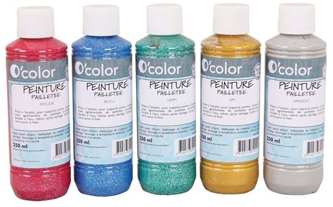 Gouache pailletée Flacons de 250 ml Asco Celda