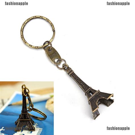 Paris Retro Mini Eiffel Tower Model Cute Keychain Keyfob Keychain