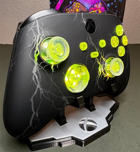 Lightning theme - RGB LED - Premium Custom Wireless Controller for Xbox ...