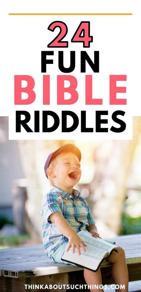 Bible Riddles: Who Am I? Biblical Puzzles To Test Your Bible Knowledge ...