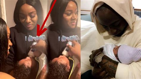 Davidos Wife Chioma Confirm Giving Birth To A Son Abroad Burna