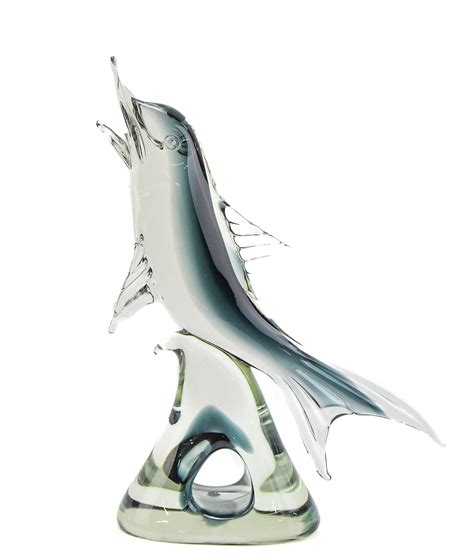 Murano Art Glass Large Swordfish Sold At Auction On 14th February