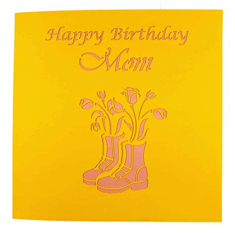 Greeting Card Happy Birthday Mom