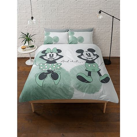 Disney Mickey And Minnie Mouse Chill Reversible Duvet Set Home George