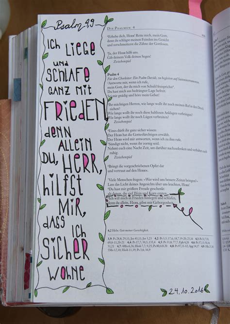 Bible Art Journaling Psalm Bibel Journaling Bibel Journal Psalmen