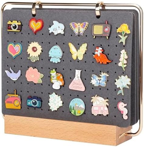 Amazon Pack Acrylic Enamel Pin Display Stand Tabletop Pin