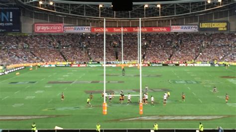 Nrl Gf 2015 Johnathan Thurstons Field Goal Youtube