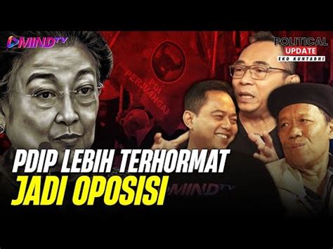 Eko Kuntadhi Pdip Lebih Terhormat Jadi Oposisi Political Update Ft