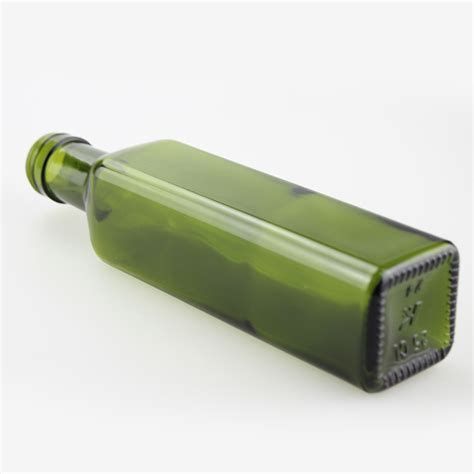 Factory Custom 250 Ml 500 Ml 750 Ml 1000 Ml Dark Green Glass Olive Oil