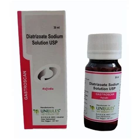 Oral Diatrizoate Sodium Solution USP Packaging Size 30ml At Rs 240